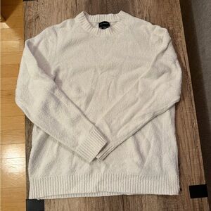 Club Monaco Cream Crewneck Sweater